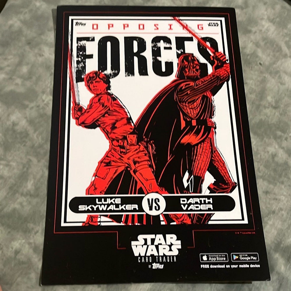 Star Wars Luke Vader new Movie Poster 2019 Origin Great. Opposing Forces